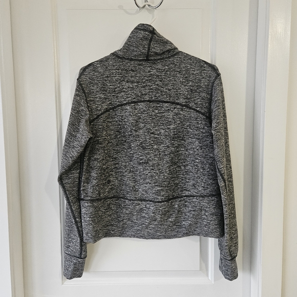 Lululemon Ready to Rulu Fleece Pullover Heathered Black Size 4 - Picture 8 of 9